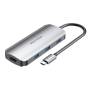 Docking usb tipo-c vention todhb/ 1xhdmi/ 3xusb/ 1xusb tipo-c pd/ gris