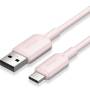 Cable usb 2.0 tipo-c vention ctqpf/ usb tipo-c macho - usb macho/ hasta 60w/ 480mbps/ 1m/ rosa