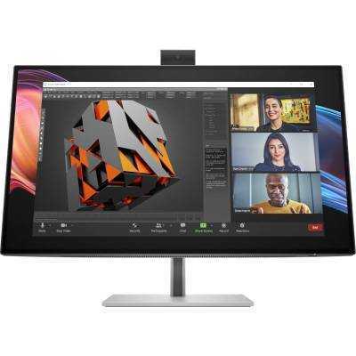 Monitor profesional hp pro serie 7 27'/ 4k/ webcam/ multimedia/ regulable en altura/ plata