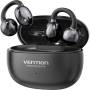 Auriculares deportivos bluetooth vention open ear openbeat echo clip a1 nbwb0 con estuche de carga/ negros