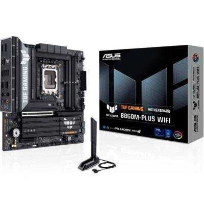 Placa base asus tuf gaming b860m-plus wifi socket 1851/ ddr5/ pcie 5.0/ micro atx