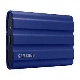 Disco externo ssd samsung portable t7 shield 1tb/ usb 3.2/ azul