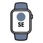 Apple watch se/ gps/ 44mm/ caja de aluminio/ correa deportiva azul denim s/m