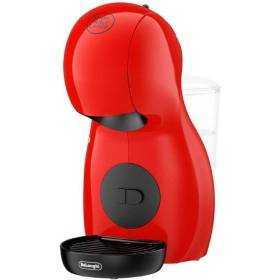 Cafetera de cápsulas delonghi piccolo xs edg210/ roja y negra