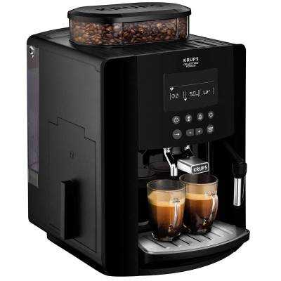 Cafetera expreso krups arabica display/ 1450w/ 15 bares/ negra