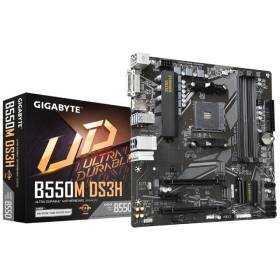 Placa base gigabyte b550m ds3h socket am4/ ddr4/ pcie 4.0/ micro atx