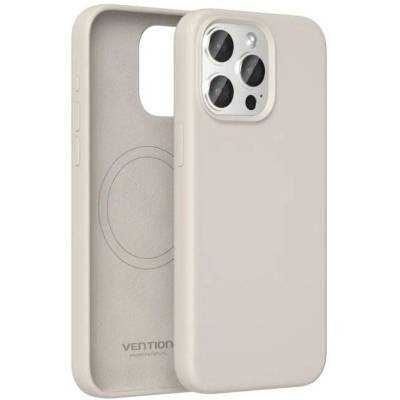 Funda silicona con magsafe vention kudm0-30/ compatible con iphone 13 pro/ gris grava