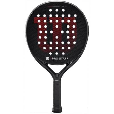 Pala de pádel wilson pro staff team tx v2/ negra y roja