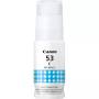 Botella de tinta original canon gi-53/ cian
