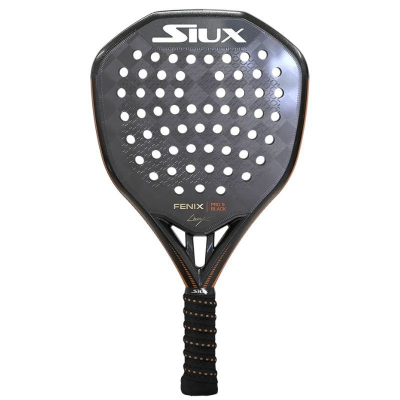Pala de pádel siux fenix pro 5 black (leo augsburger)/ negro
