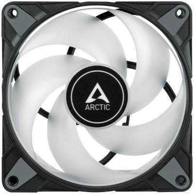 Ventilador arctic p12 pwm pst a-rgb/ 12cm/ negro