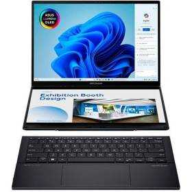 Portátil convertible asus zenbook duo oled ux8406ca-pz166x intel core ultra 9-285h/ 32gb/ 1tb ssd/ 14'+14' táctil/ win11 pro