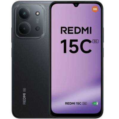 Smartphone xiaomi redmi 15c 4gb/ 256gb/ 6.9'/ 5g/ negro