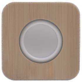 Altavoz con bluetooth mars gaming mseco/ 8w/ 1.0/ bambú y gris