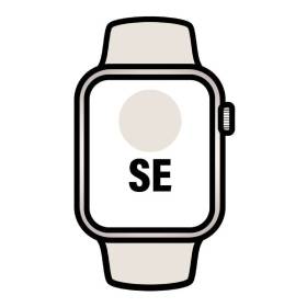 Apple watch se/ gps/ 44mm/ caja de aluminio blanco estrella/ correa deportiva blanco estrella m/l