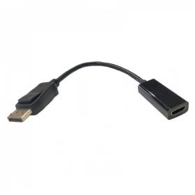 Conversor 3go adphdmi/ displayport macho - hdmi hembra/ 15cm/ negro