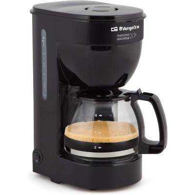 Cafetera de goteo orbegozo cg 4014/ 6 tazas/ negra