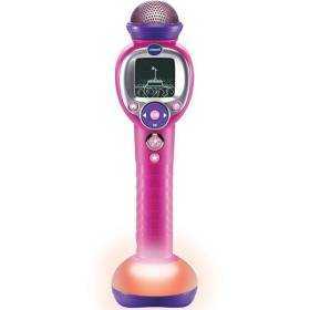 Micrófono inalámbrico vtech kidi superstar dance micrófono mágico/ rosa