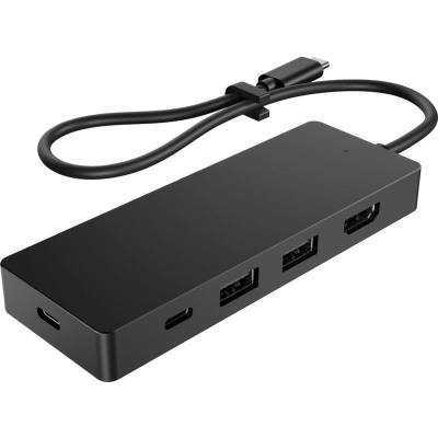 Docking usb tipo-c hp g3/ 2xusb/ 1xusb tipo-c/ 1xhdmi 4k/ 1xusb tipo-c pd/ negro