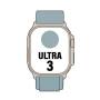 Apple watch ultra 3/ gps/ cellular/ 49mm/ caja de titanio natural/ correa loop alpine azul claro m
