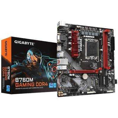 Placa base gigabyte b760m gaming ddr4 socket 1700/ ddr4/ pcie 4.0/ micro atx