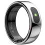 Anillo inteligente leotec kör ha talla 8/ ø18.3mm/ notificaciones/ frecuencia cardíaca/ plata