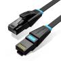 Cable de red rj45 utp vention ibjbs cat.6a/ 25m/ negro
