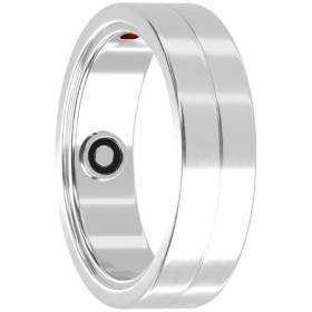 Anillo inteligente maxcom mr100 talla 9/60/ ø19.1mm/ notificaciones/ frecuencia cardíaca/ plata