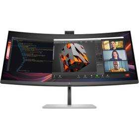 Monitor profesional ultraparonámico curvo hp pro serie 7 34'/ wqhd/ webcam/ multimedia/ regulable en altura/ plata