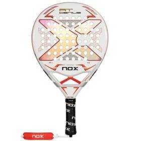 Pala de pádel noxsport at pro cup 2024/ blanca y naranja