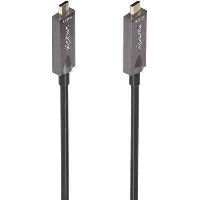Cable usb 3.1 tipo-c aisens aoc a157-0884/ usb tipo-c macho - usb tipo-c macho/ hasta 60w/ 10gbps/ 7.5m/ negro