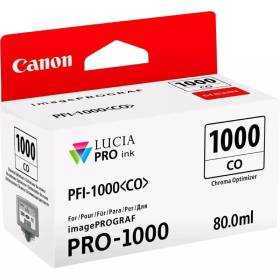 Cartucho de tinta original canon pfi-1000co/ optimizador de brillo