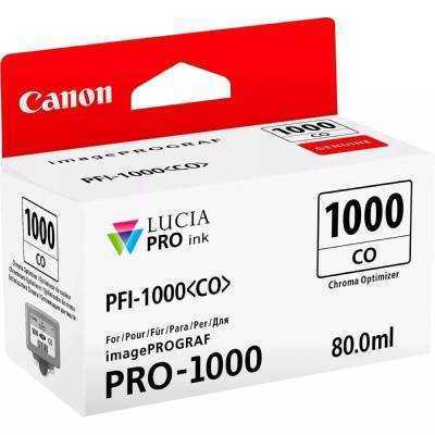 Cartucho de tinta original canon pfi-1000co/ optimizador de brillo