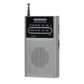 Radio portátil daewoo dw1027/ plata