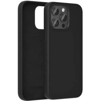 Funda silicona con magsafe vention kueb0-40/ compatible con iphone 14 pro max/ negra