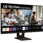 Smart monitor lg myview 27sr50f-b 27'/ full hd/ multimedia/ smart tv/ negro