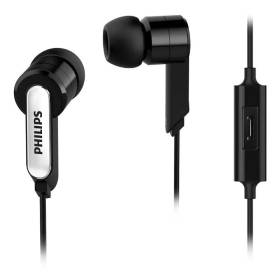 Auriculares intrauditivos philips she1405bks/27/ con micrófono/ jack 3.5/ negros