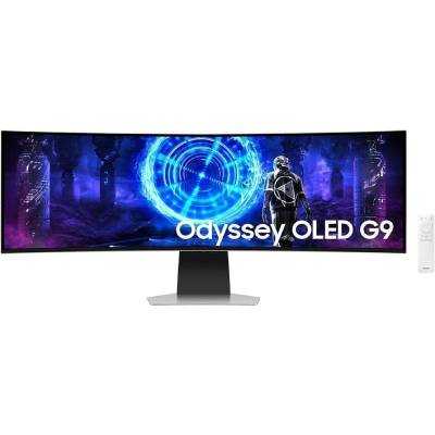 Monitor gaming ultrapanorámico curvo samsung odyssey oled g9 s49dg954su 49'/ dual qhd/ 0.03ms/ 240hz/ oled/ multimedia/