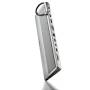 Docking usb tipo-c ngs wonderdock 12 pro/ 3xusb/ 2xhdmi 4k/ 1xvga/ 1xrj45/ 1xlector de tarjetas/ 1xjack 3.5/ 1xusb tipo-c pd/
