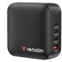 Cargador de Pared Universal GaN para Viaje Verbatim Mini GaN Wall Charger/ 3xUSB Tipo-C/ 1xUSB/ 165W