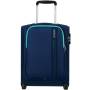 Maleta de Cabina American Tourister Sea Seeker Upright/ 45x36x20cm/ 2 Ruedas/ Marino Combate