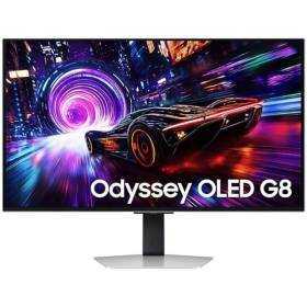 Monitor Gaming Samsung Odyssey OLED G8 S32FG812SU 32'/ 4K/ 0.03ms/ 240Hz/ Multimedia/ Regulable en altura/ Plata