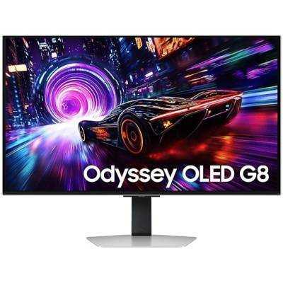 Monitor Gaming Samsung Odyssey OLED G8 S32FG812SU 32'/ 4K/ 0.03ms/ 240Hz/ Multimedia/ Regulable en altura/ Plata
