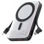 Powerbank 10000mAh Vention I16W0/ 22.5W/ Wireless/ Blanca/ Incluye Cable USB Tipo-C