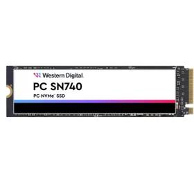 Disco SSD Western Digital PC SN740 512GB/ M.2 2280 PCIe Gen4/ Full Capacity