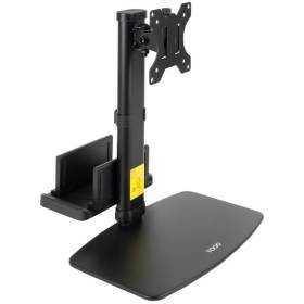 Soporte de Sobremesa para Monitor TooQ DB1128TN-B/ Ajustable/ Giratorio/ Inclinable/ hasta 6kg