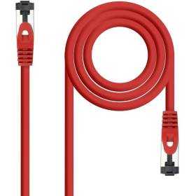 Cable de Red RJ45 SSTP Nanocable 10.20.2000-L25-R Cat.8.1/ 25cm/ Rojo