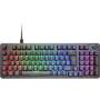Teclado Gaming Mecánico Mars Gaming MKPROYES/ Switch Amarillo