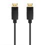Cable DisplayPort 1.2 CCS 4K Aisens A124-0742/ DisplayPort Macho - DisplayPort Macho/ Hasta 5W/ 2300Mbps/ 5m/ Negro