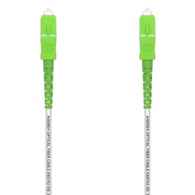 Cable de Fibra Óptica G657A2 3.0 Aisens A152-0503/ LSZH/ 50m/ Blanco